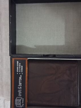 Croft & Barrow Brown Leather Bifold Wallet